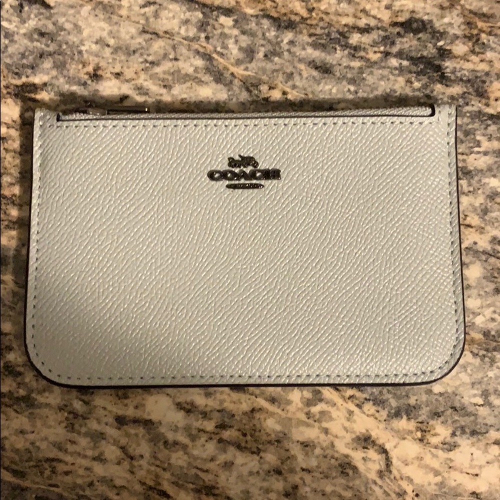 Coach Card Case - Sky Blue